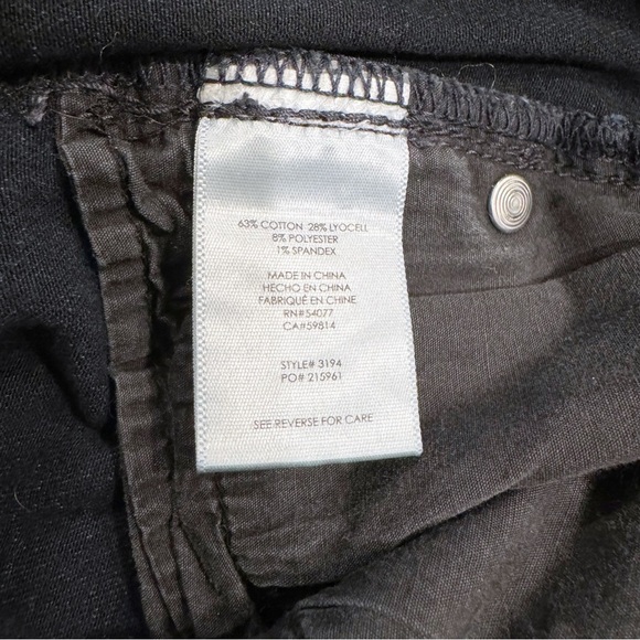 Cabi | Curvy Skinny Jeans Distressed Dark Wash Spandex Size 4 - Picture 8 of 8